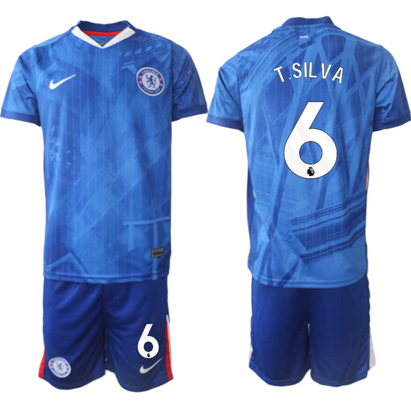 Men 2025-2026 Club Chelsea FC home Blue #6 Soccer Jersey->chelsea jersey->Soccer Club Jersey